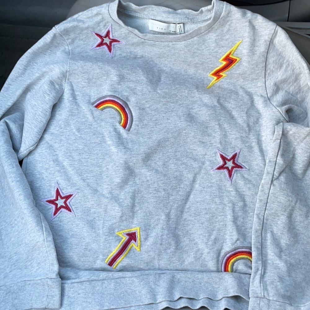 Stella McCartney Kids Patchwork Embroidered Sweatshirt